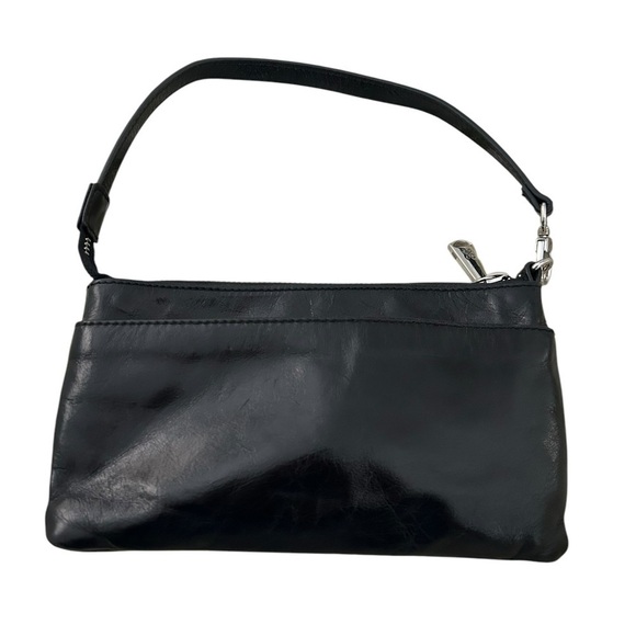 Hobo Small Leather Black Zipper Clutch - Picture 3 of 5